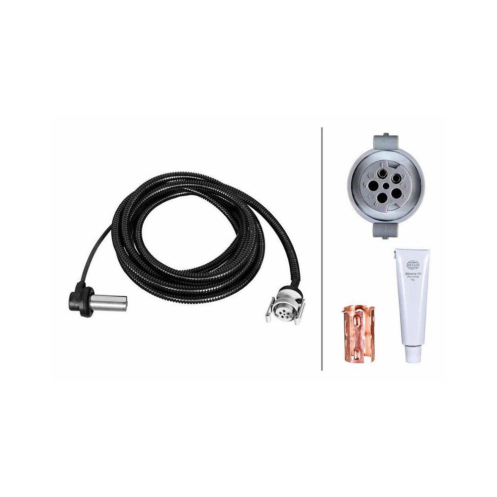 HELLA Sensor, Raddrehzahl 6PU 230 052-201 f&uuml;r MAN, Vorderachse