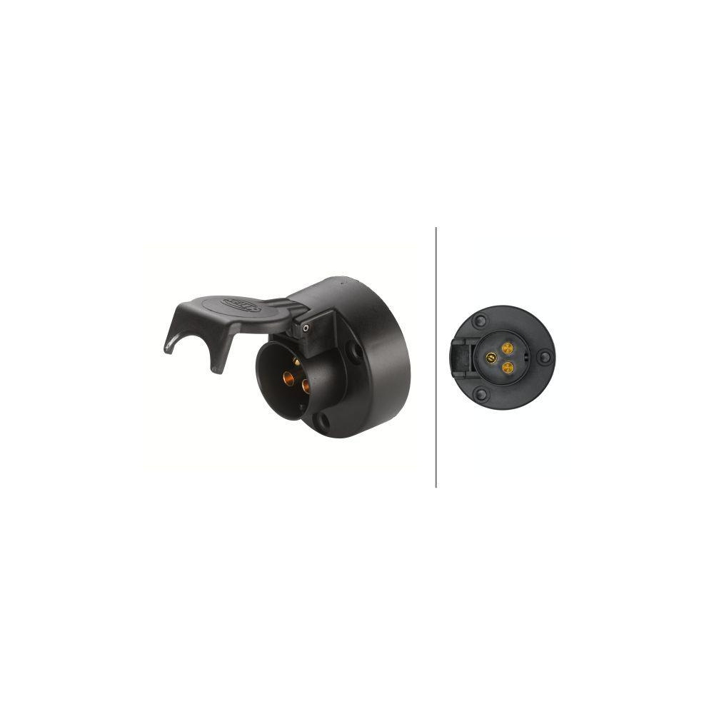 HELLA Steckdose 8JB 001 933-031 für AEBI DAF FRUEHAUF IVECO MERCEDES-BENZ SCANIA