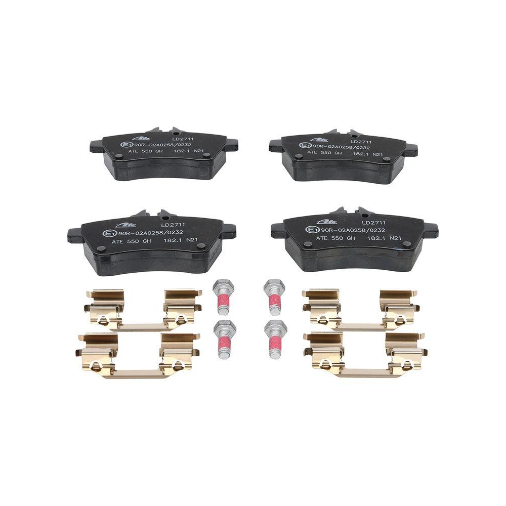 Bremsbelagsatz, Scheibenbremse ATE 13.0470-2711.2 ATE Ceramic f&uuml;r MERCEDES-BENZ