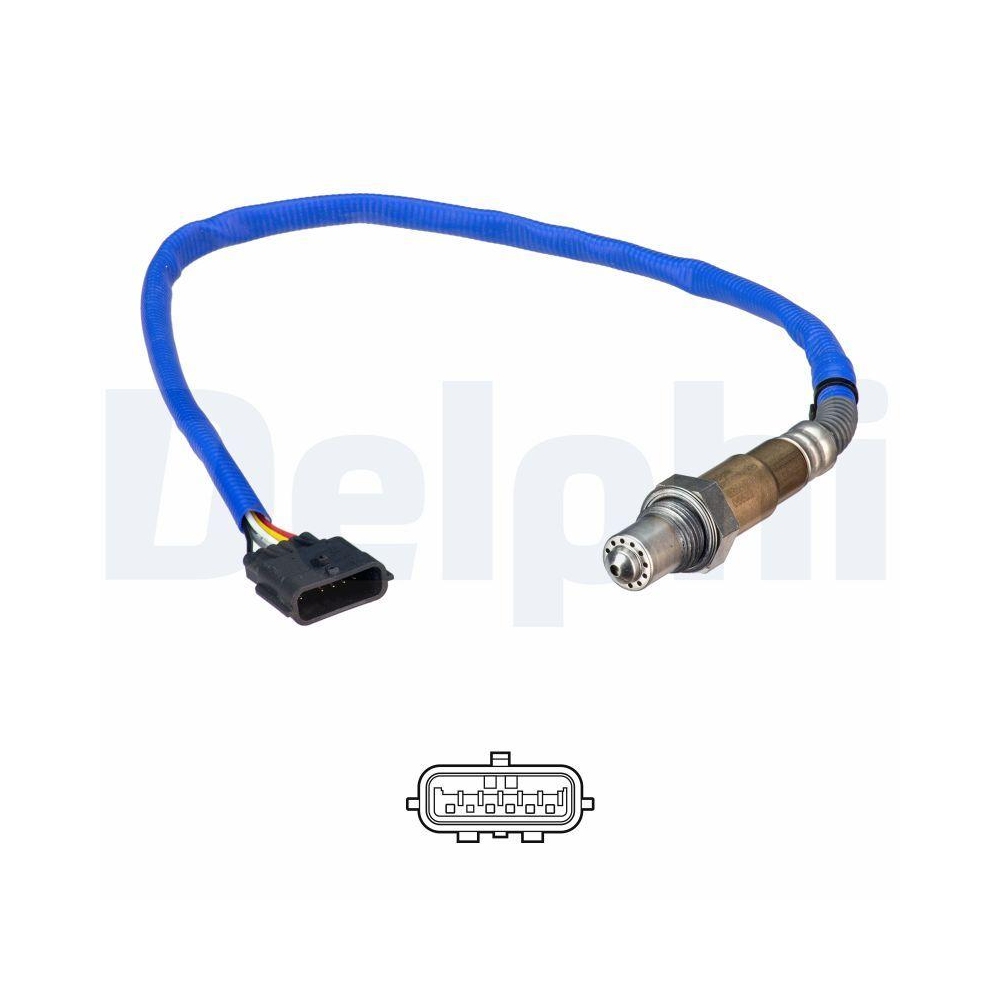 DELPHI ES21242-12B1 Lambdasonde f&uuml;r NISSAN RENAULT, nach Katalysator