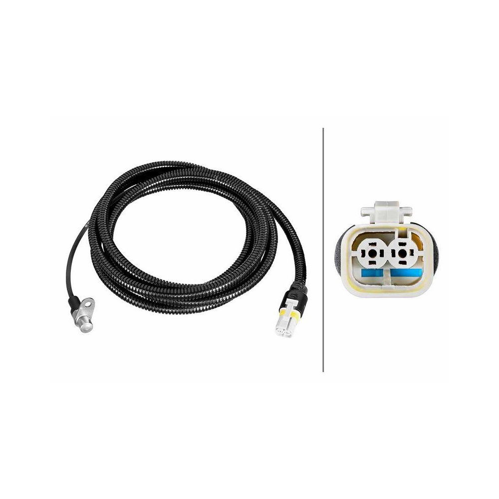 HELLA Sensor, Raddrehzahl 6PU 230 052-221 f&uuml;r MAN, Hinterachse links