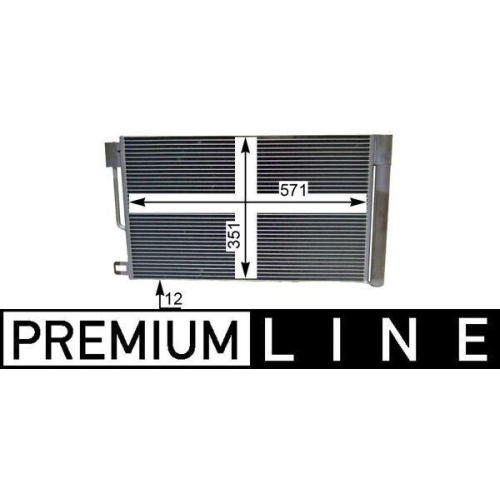 MAHLE AC 367 000P Kondensator, Klimaanlage BEHR *** PREMIUM LINE *** f&uuml;r CITRO&Euml;N