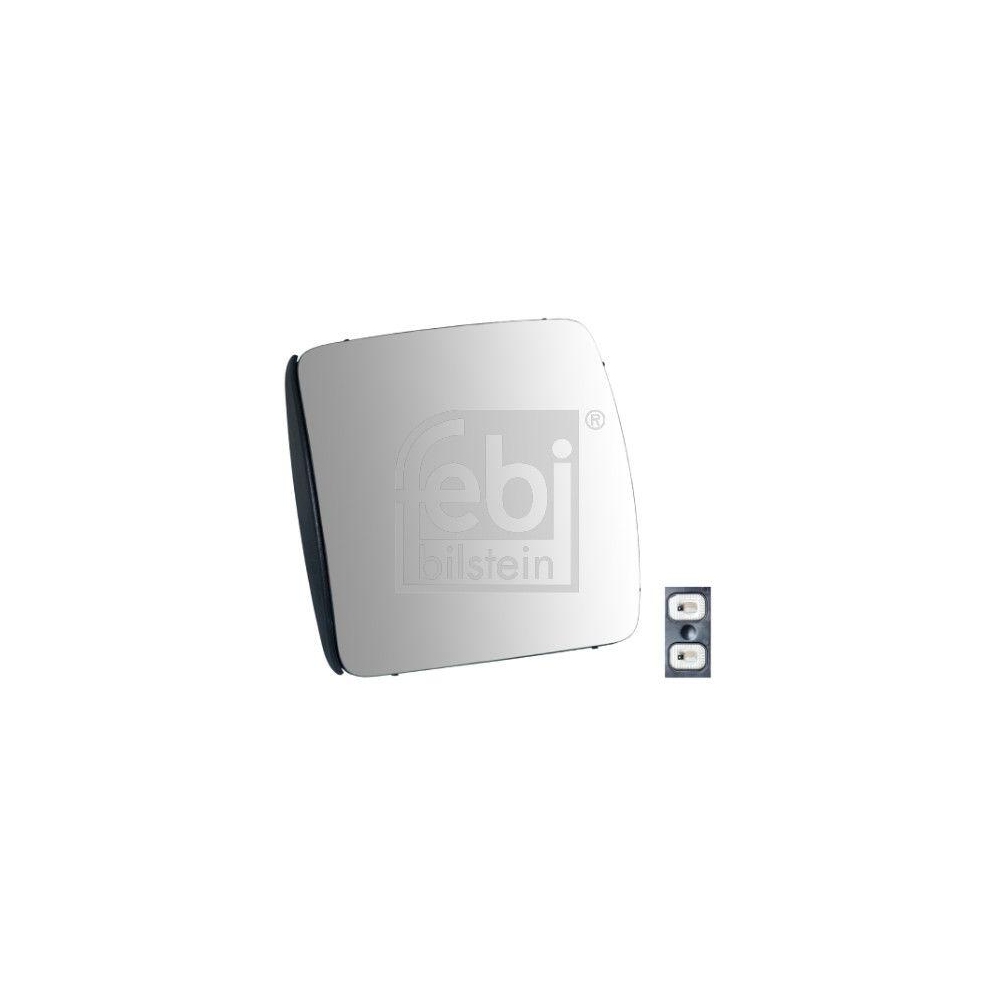 Spiegelglas, Weitwinkelspiegel FEBI BILSTEIN 107943 für VOLVO, beidseitig