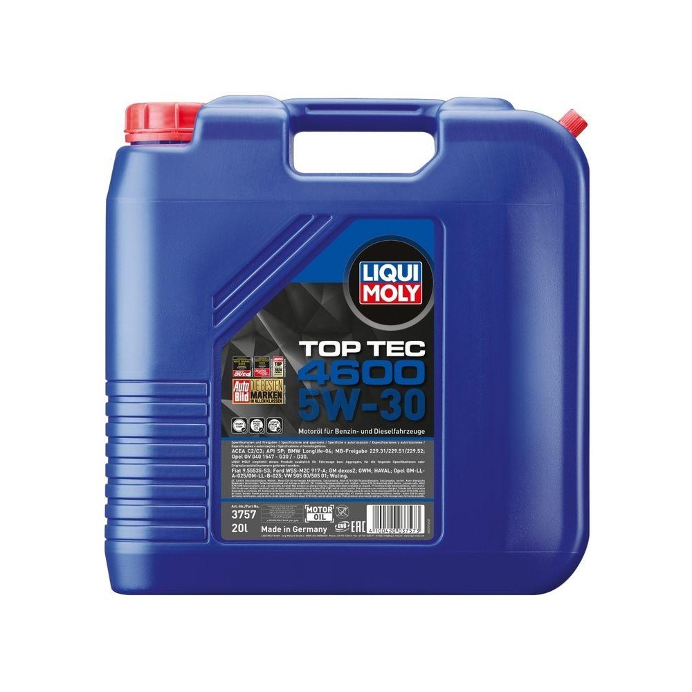 Motoröl LIQUI MOLY 3757 Top Tec 4600 5W-30 für