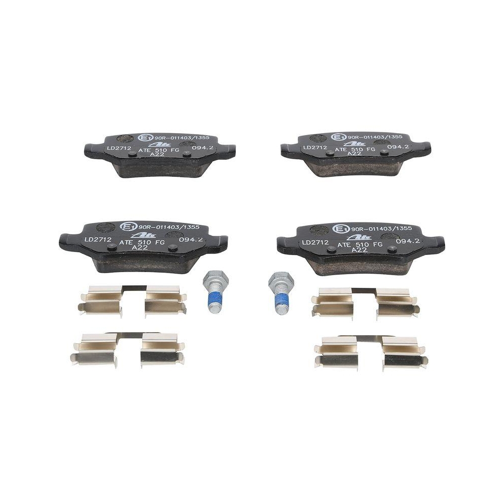Bremsbelagsatz, Scheibenbremse ATE 13.0470-2712.2 ATE Ceramic f&uuml;r MERCEDES-BENZ