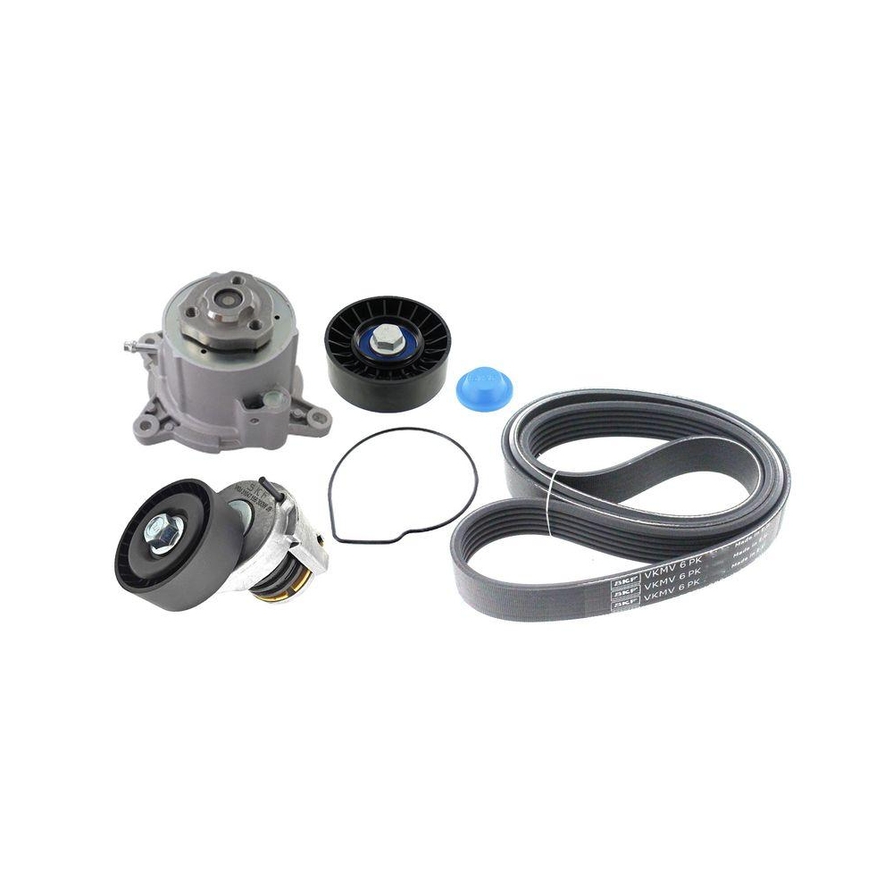 Wasserpumpe + Keilrippenriemensatz SKF VKMC 31154 f&uuml;r AUDI FORD LANCIA RENAULT