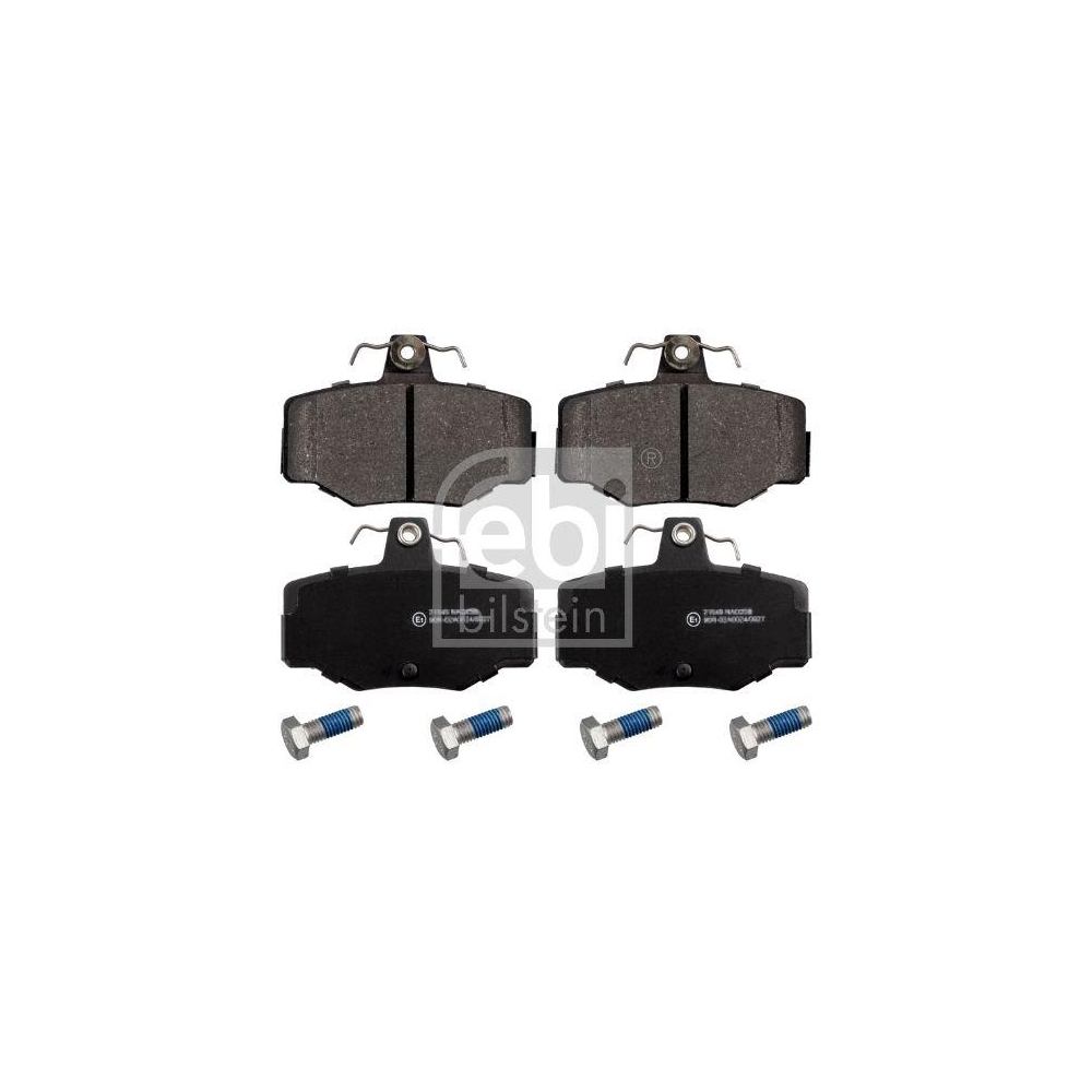 FEBI BILSTEIN Bremsbelagsatz, Scheibenbremse 16274 f&uuml;r NISSAN, Hinterachse