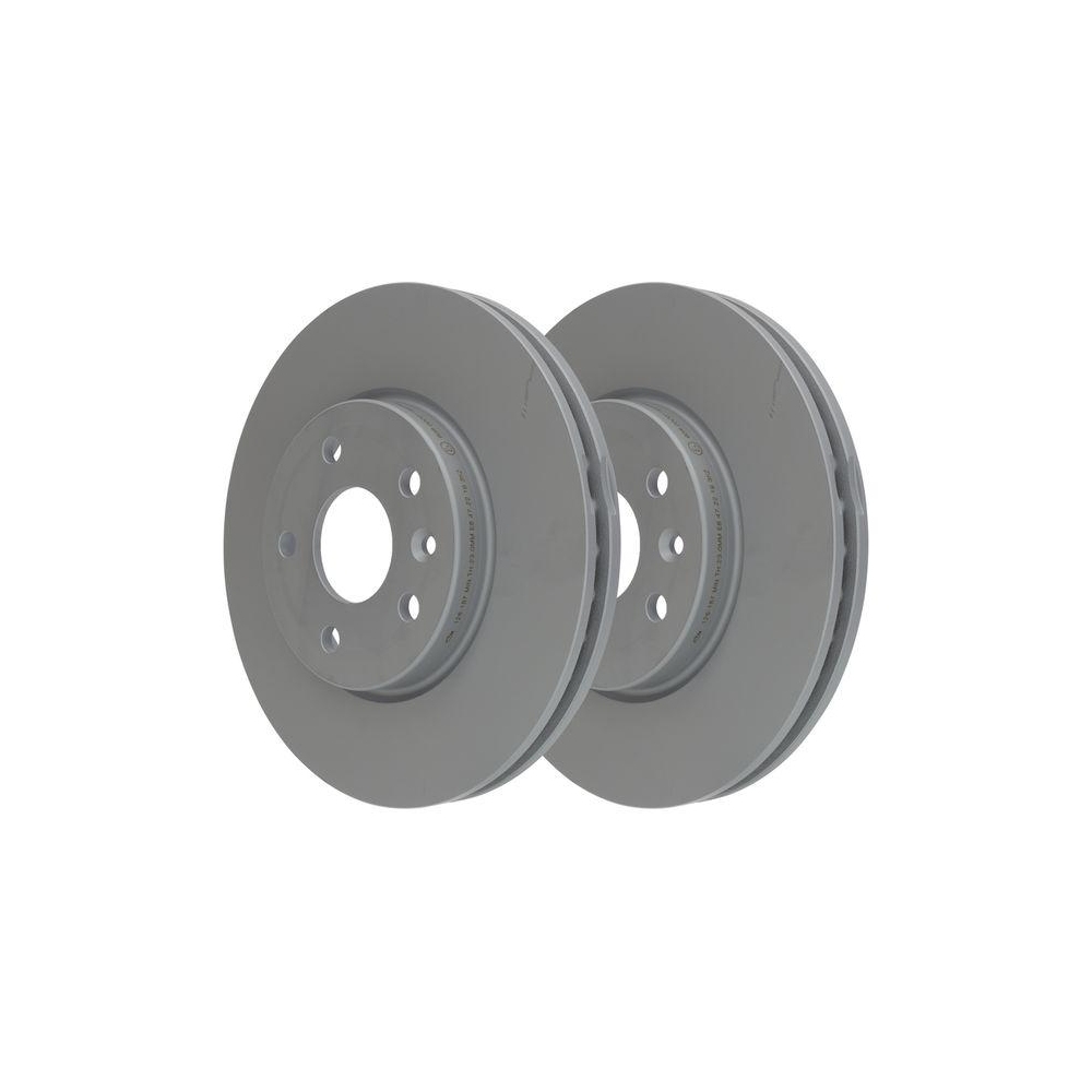 Bremsscheibe ATE 24.0126-0187.1 f&uuml;r OPEL VAUXHALL, Vorderachse