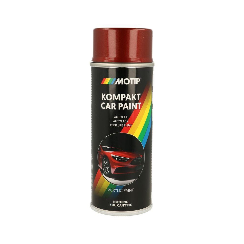 Fahrzeug-Kombinationslack MOTIP 51590 KOMPAKT AUTOLACK rot metallic 400 ml für