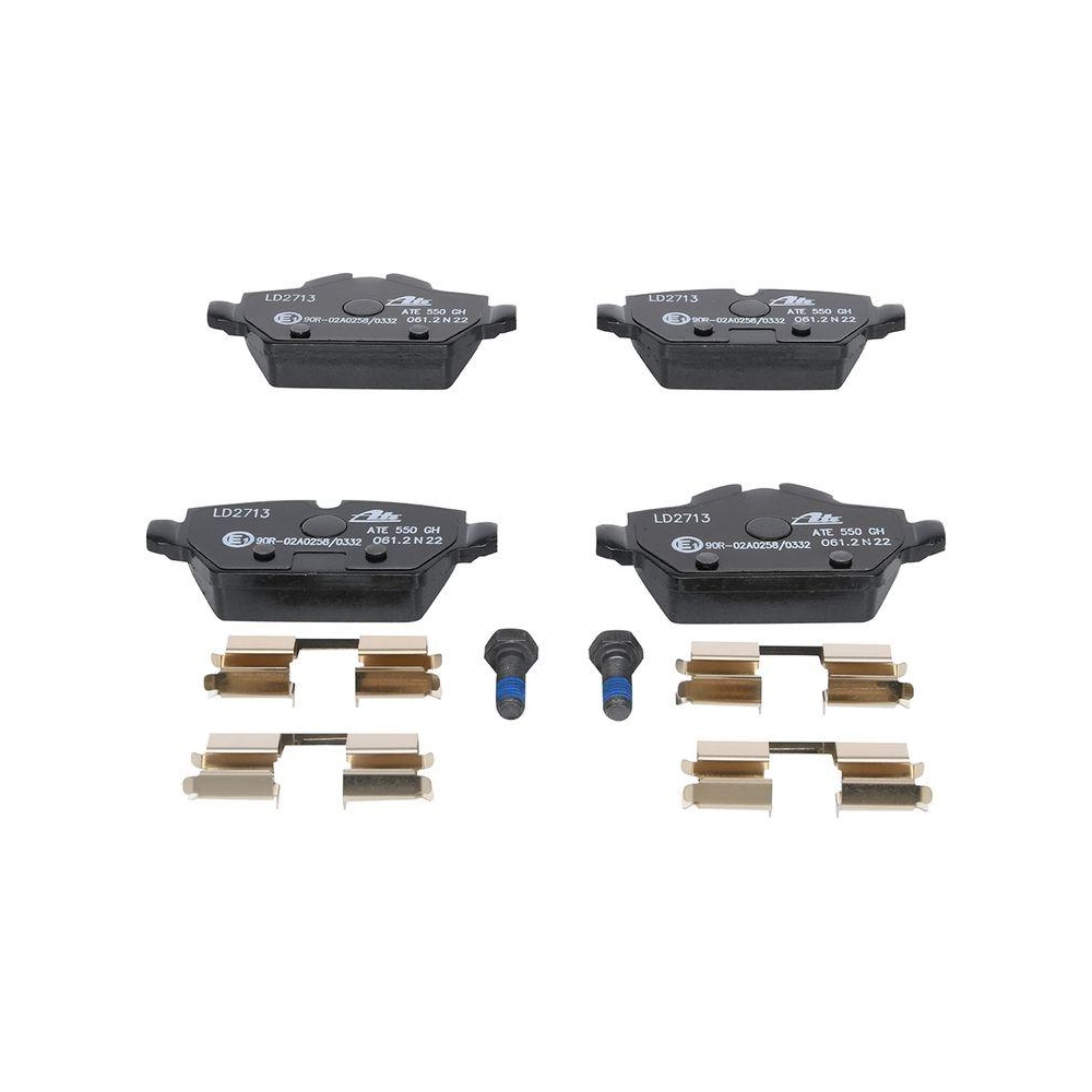 Bremsbelagsatz, Scheibenbremse ATE 13.0470-2713.2 ATE Ceramic f&uuml;r BMW MINI