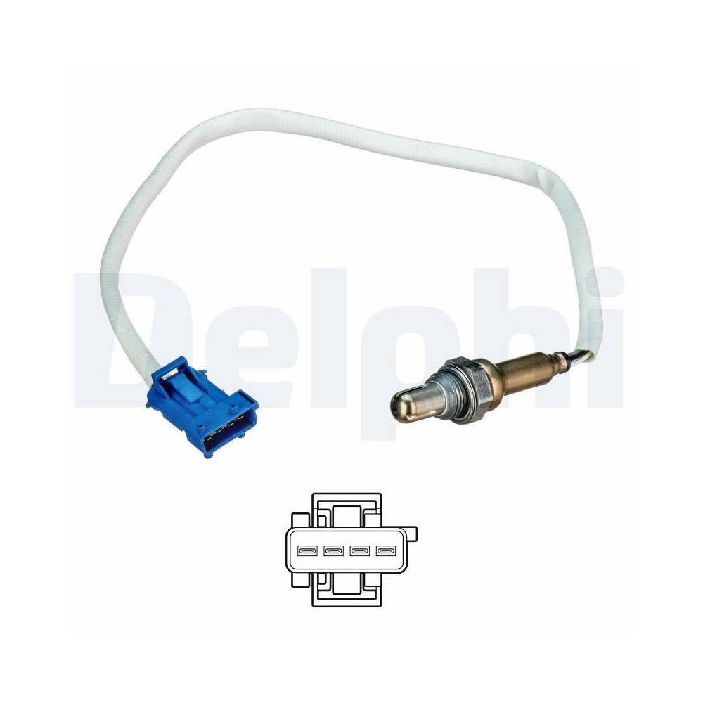 DELPHI ES21244-12B1 Lambdasonde f&uuml;r CITRO&Euml;N PEUGEOT, nach Katalysator