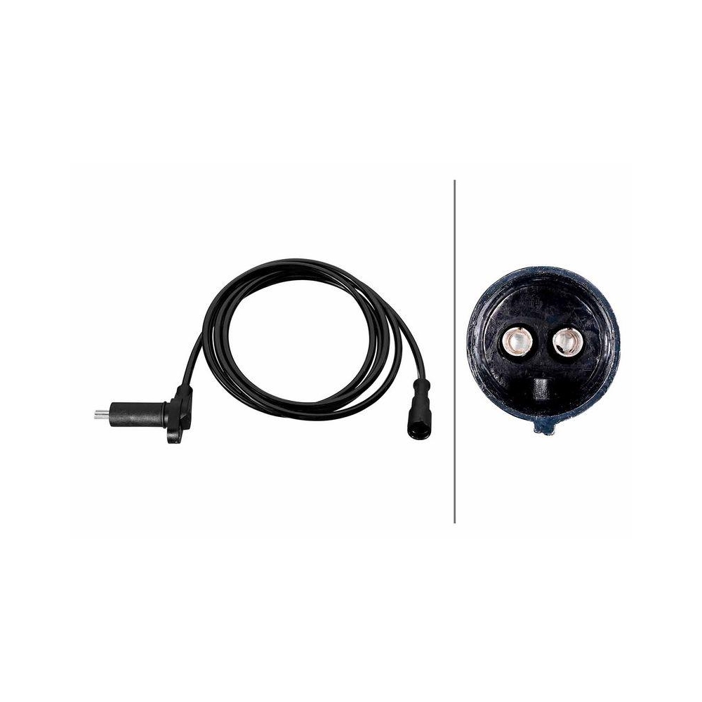 HELLA Sensor, Raddrehzahl 6PU 230 052-241 f&uuml;r MERCEDES-BENZ, Hinterachse