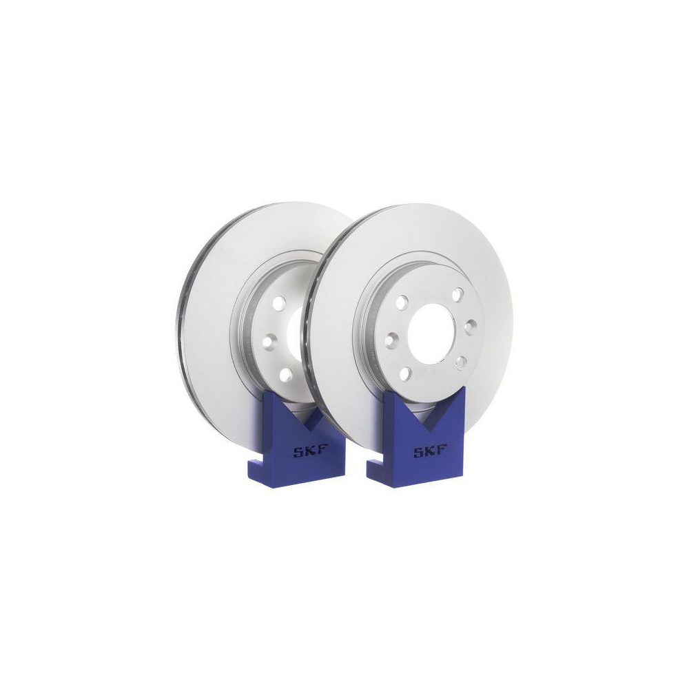 SKF VKBD 80011 V2 2 St&uuml;ck Bremsscheiben f&uuml;r LADA NISSAN RENAULT DACIA, Vorderachse