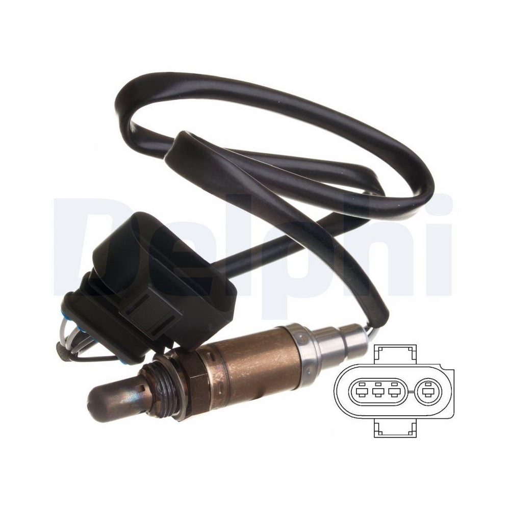 DELPHI ES10568-12B1 Lambdasonde f&uuml;r AUDI FORD MERCEDES-BENZ SEAT SKODA VW VAG