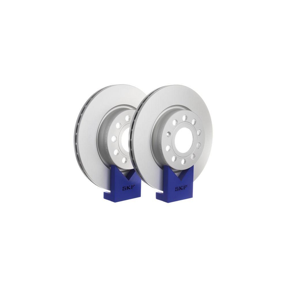 SKF VKBD 80012 V2 2 St&uuml;ck Bremsscheiben f&uuml;r AUDI SEAT SKODA VW, Vorderachse