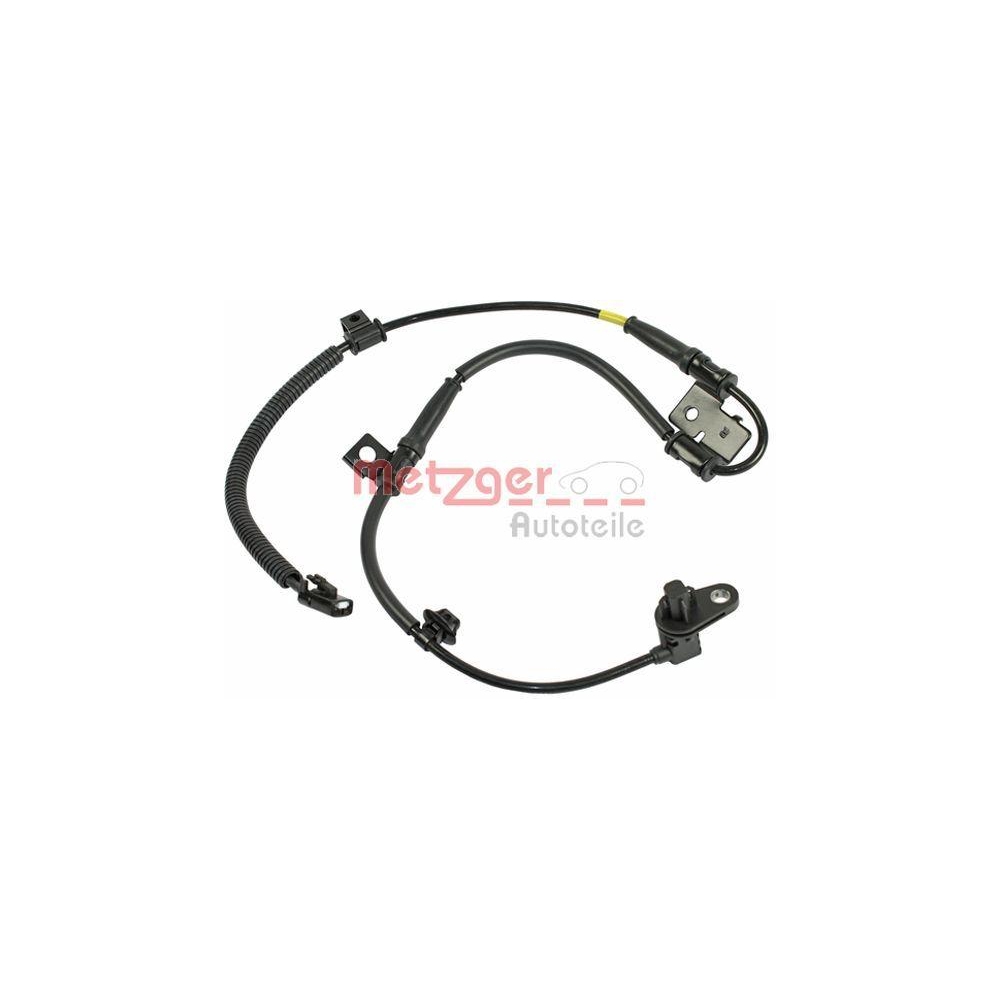 Sensor, Raddrehzahl METZGER 0900227 für KIA, Vorderachse rechts
