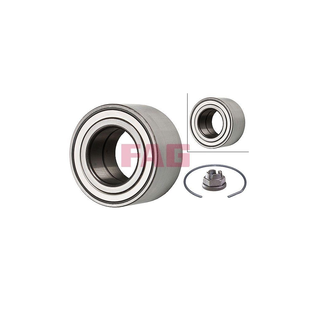 Radlagersatz Schaeffler FAG 713 6301 80 für RENAULT DACIA, Vorderachse