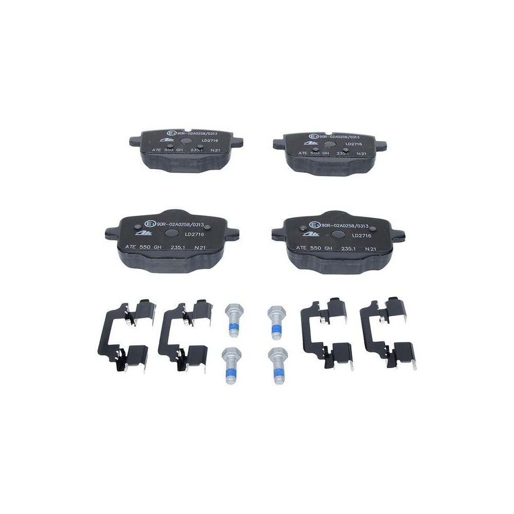 Bremsbelagsatz, Scheibenbremse ATE 13.0470-2716.2 ATE Ceramic für BMW