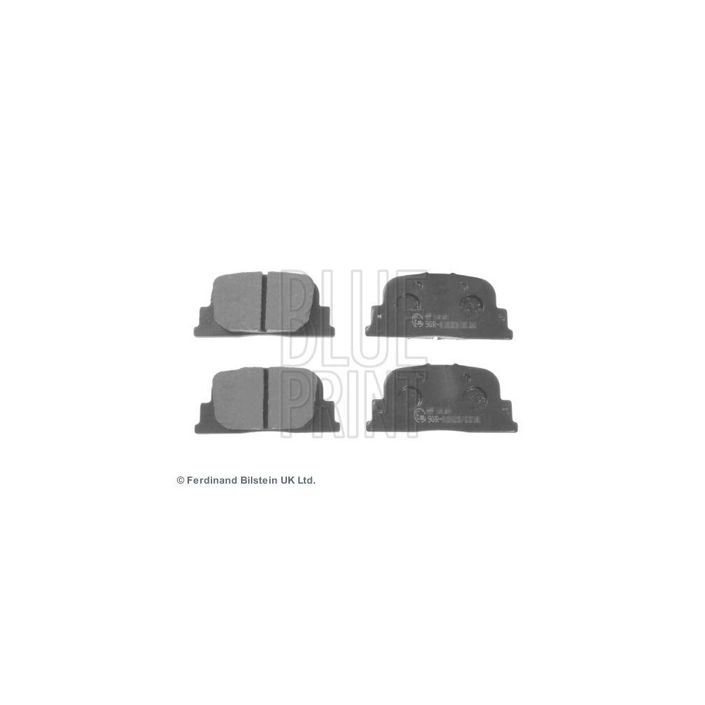 Bremsbelagsatz, Scheibenbremse BLUE PRINT ADT342179 f&uuml;r TOYOTA, Hinterachse