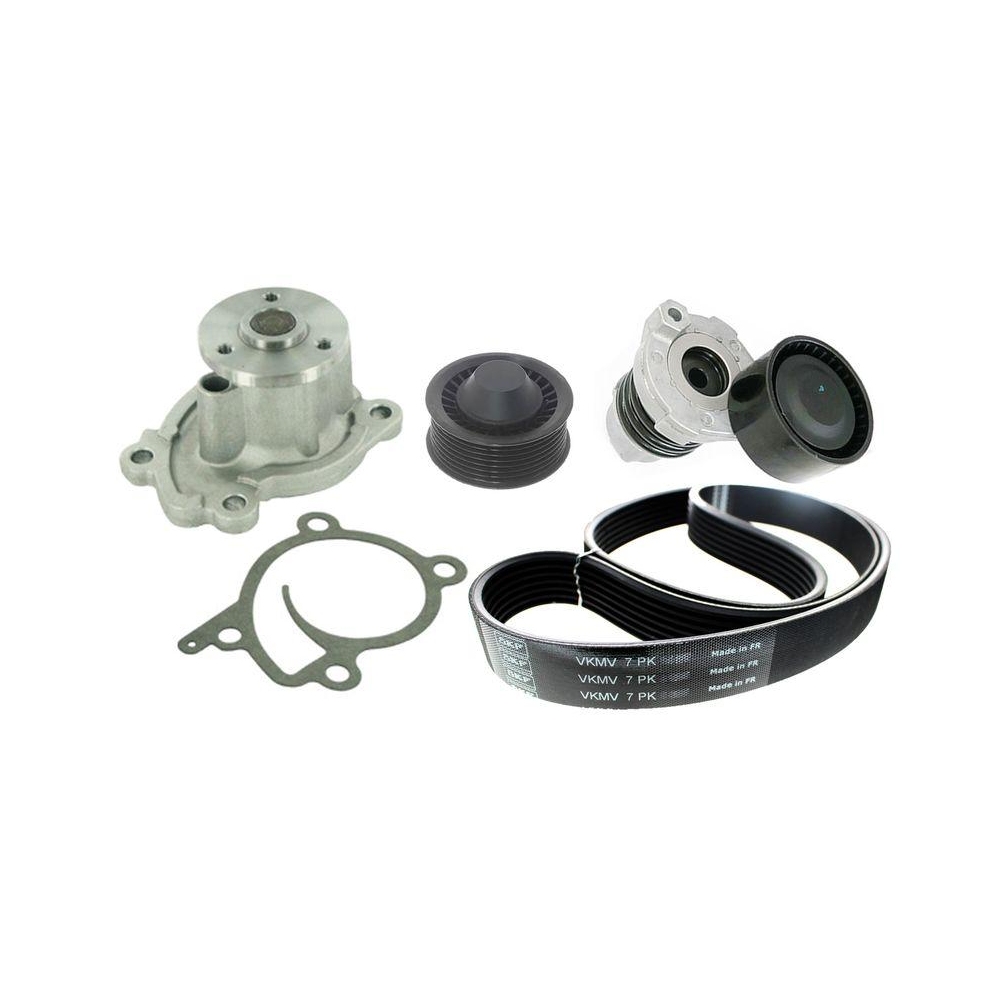 Wasserpumpe + Keilrippenriemensatz SKF VKMC 62182 f&uuml;r MERCEDES-BENZ NISSAN DACIA
