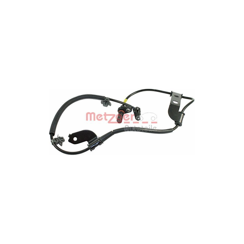 Sensor, Raddrehzahl METZGER 0900229 f&uuml;r HYUNDAI KIA, Hinterachse rechts