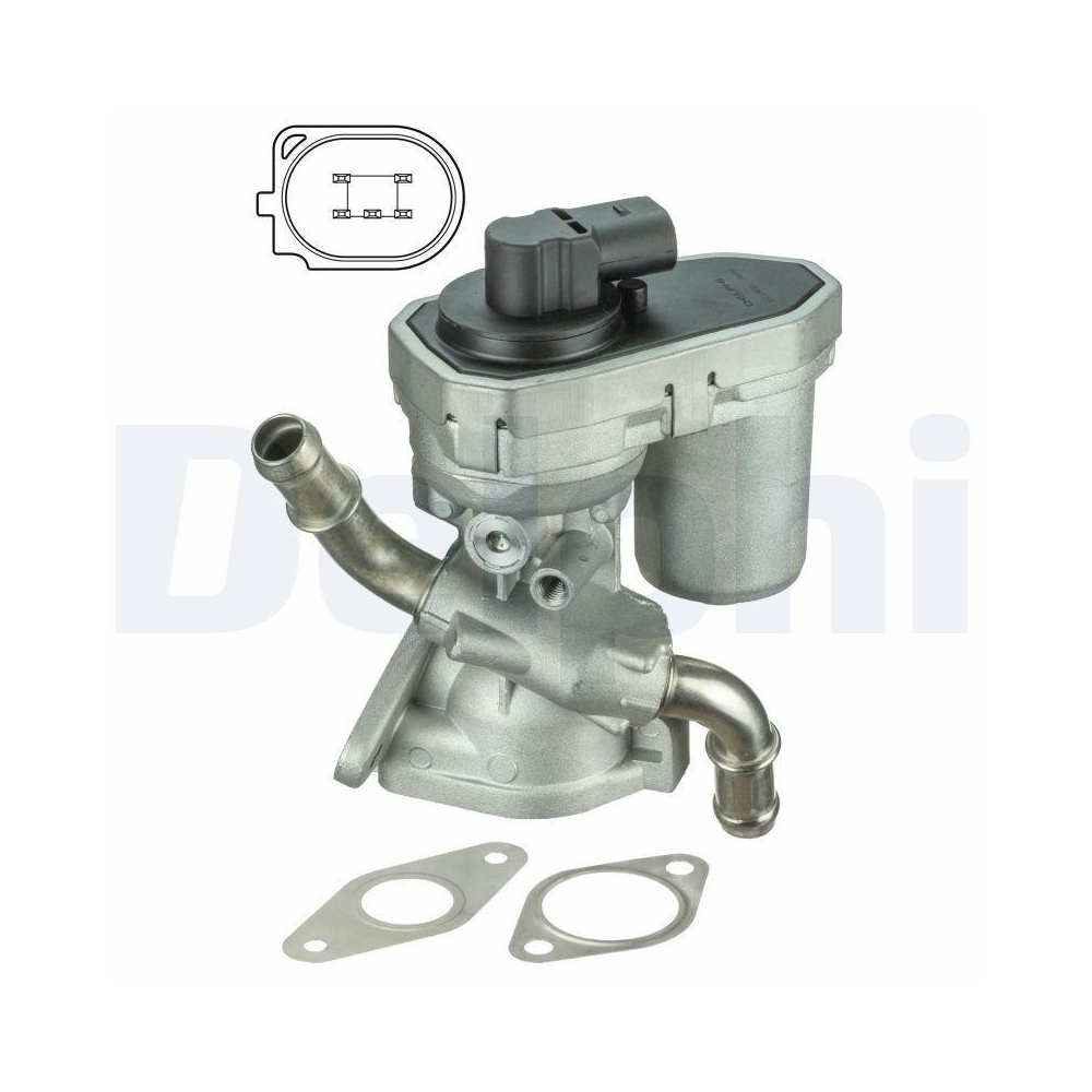 AGR-Ventil DELPHI EG10436-12B1 für FORD, für Motoren mit Abgasrückführung