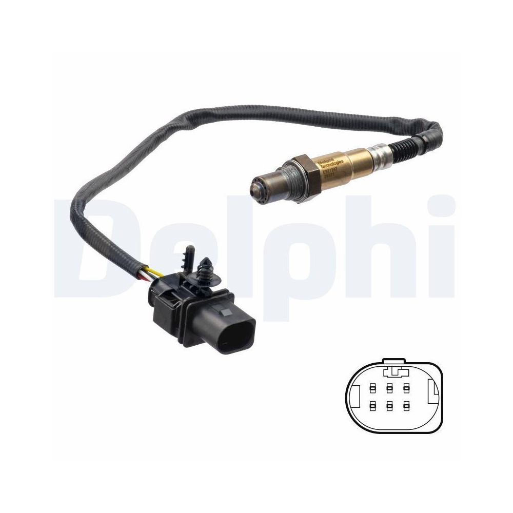 DELPHI ES21247-12B1 Lambdasonde f&uuml;r ALFA ROMEO FIAT LANCIA, vor Katalysator