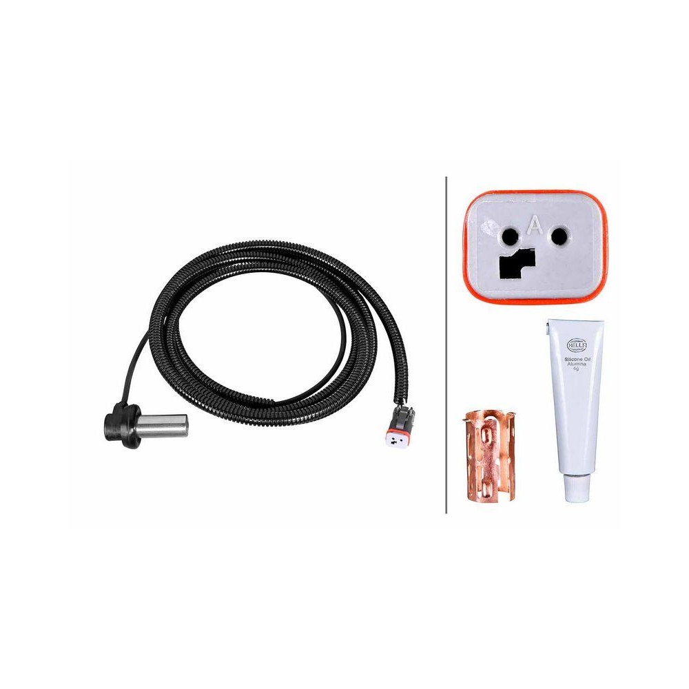 HELLA Sensor, Raddrehzahl 6PU 230 052-271 für RENAULT TRUCKS, Vorderachse links