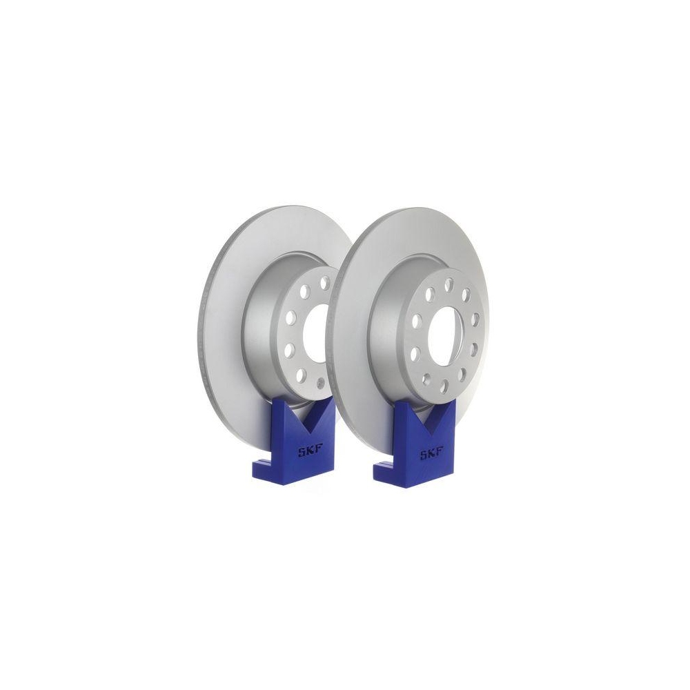 SKF VKBD 90014 S2 2 St&uuml;ck Bremsscheiben f&uuml;r AUDI SEAT SKODA VW, Hinterachse