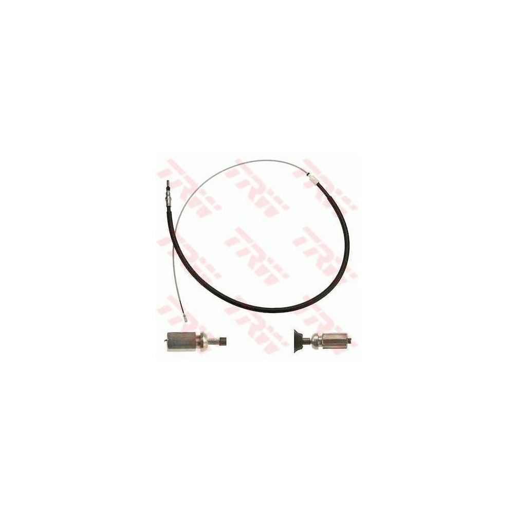 Seilzug, Feststellbremse TRW GCH2645 f&uuml;r CITRO&Euml;N, hinten links, hinten rechts