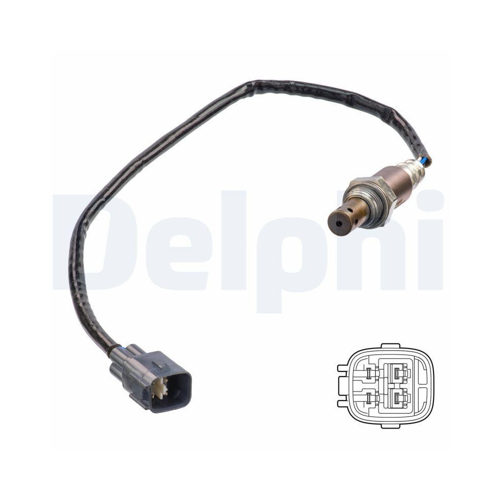 DELPHI ES21249-12B1 Lambdasonde f&uuml;r TOYOTA, vor Katalysator