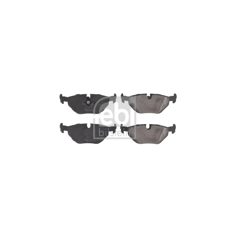 FEBI BILSTEIN Bremsbelagsatz, Scheibenbremse 16176 f&uuml;r BMW, Hinterachse