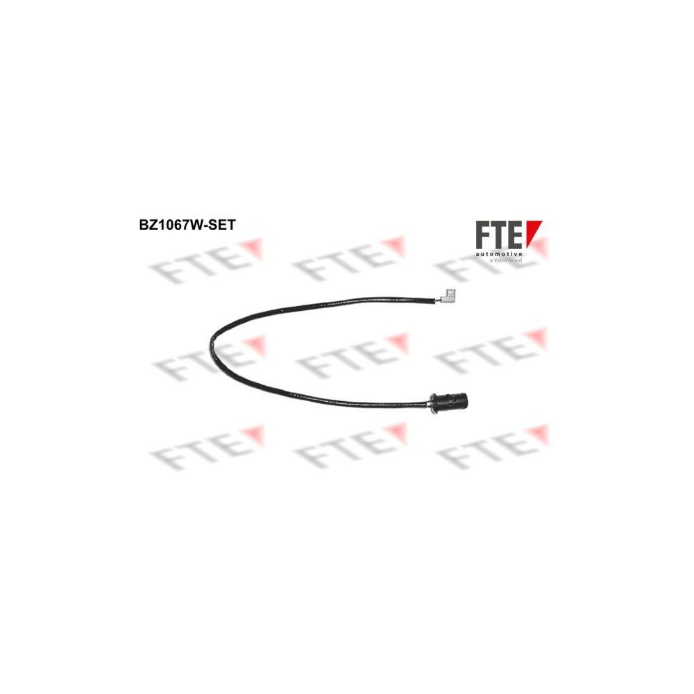 Warnkontakt, Bremsbelagverschlei&szlig; FTE BZ1067W-SET f&uuml;r IVECO, Hinterachse