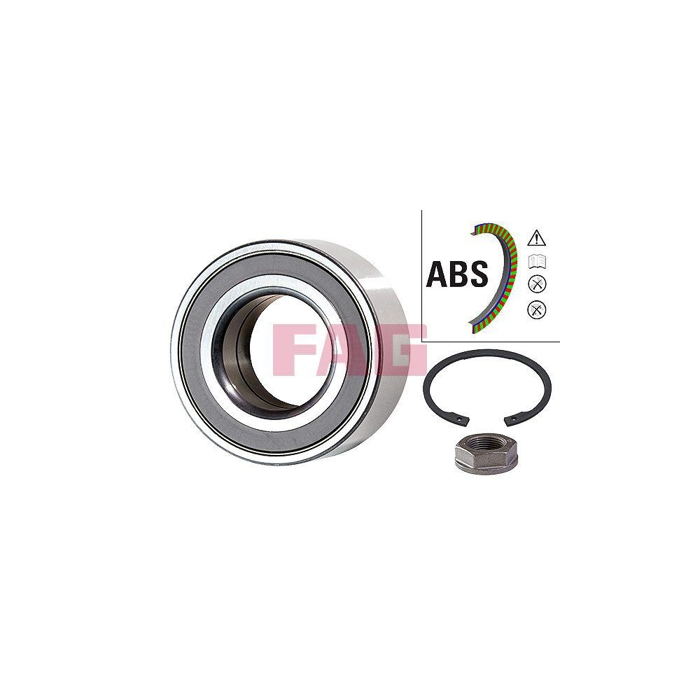 Radlagersatz Schaeffler FAG 713 6307 60 für CITROËN PEUGEOT GENERAL MOTORS