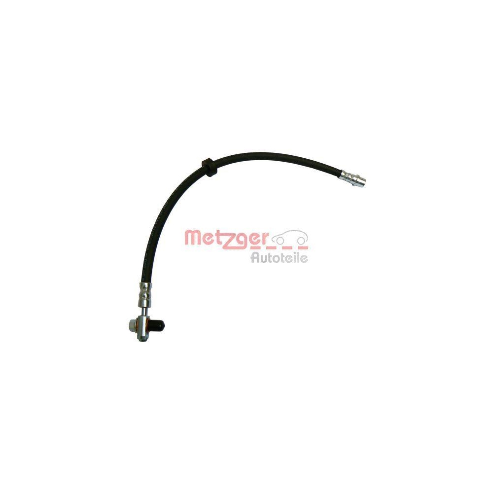 Bremsschlauch METZGER 4116210 f&uuml;r SKODA VAG, Vorderachse links