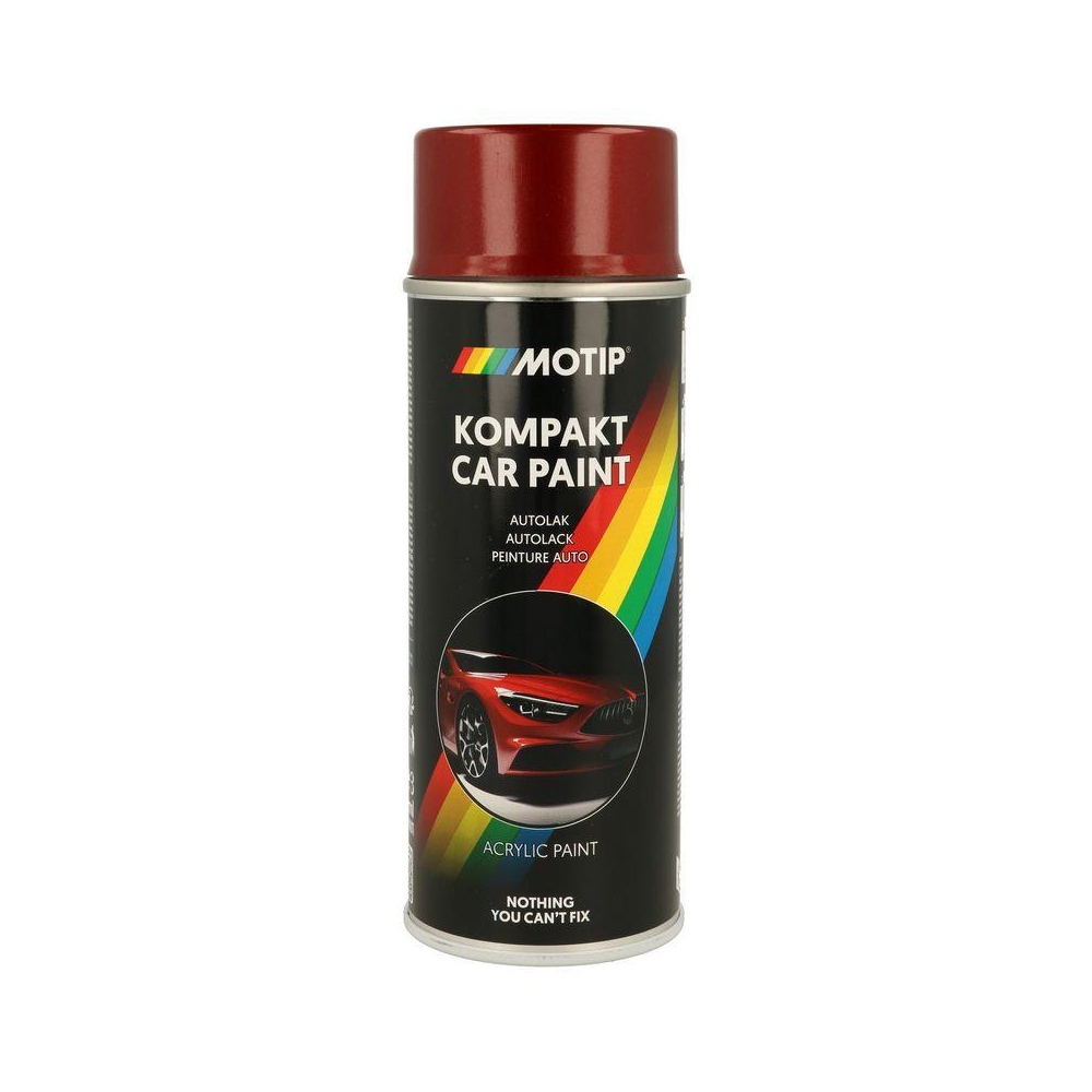 Fahrzeug-Kombinationslack MOTIP 51663 KOMPAKT AUTOLACK rot metallic 400 ml für