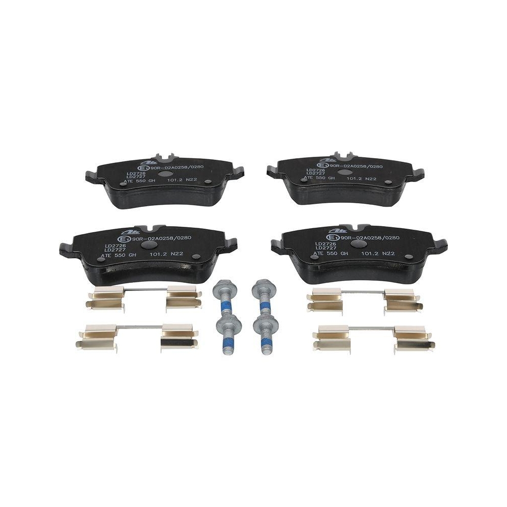 Bremsbelagsatz, Scheibenbremse ATE 13.0470-2726.2 ATE Ceramic f&uuml;r MERCEDES-BENZ
