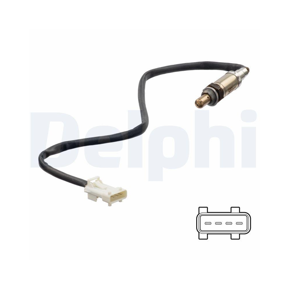 DELPHI ES21251-12B1 Lambdasonde f&uuml;r CITRO&Euml;N PEUGEOT, nach Katalysator