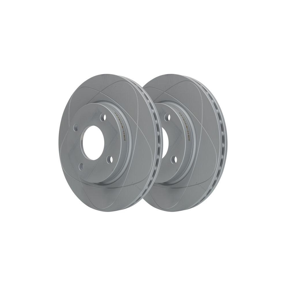 Bremsscheibe ATE 24.0322-0172.1 PowerDisc f&uuml;r FORD, Vorderachse