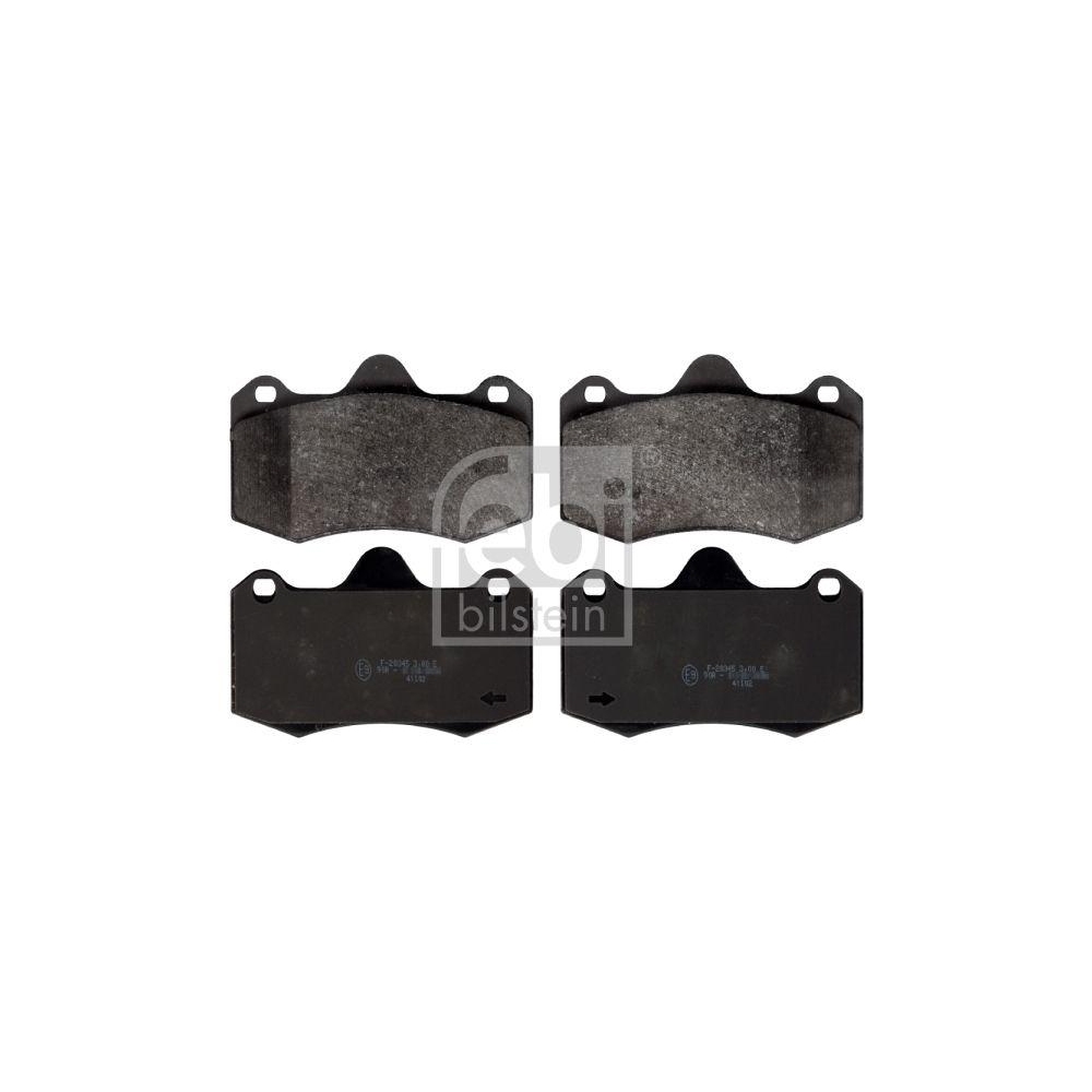 FEBI BILSTEIN Bremsbelagsatz, Scheibenbremse 116207 f&uuml;r RENAULT SEAT LOTUS