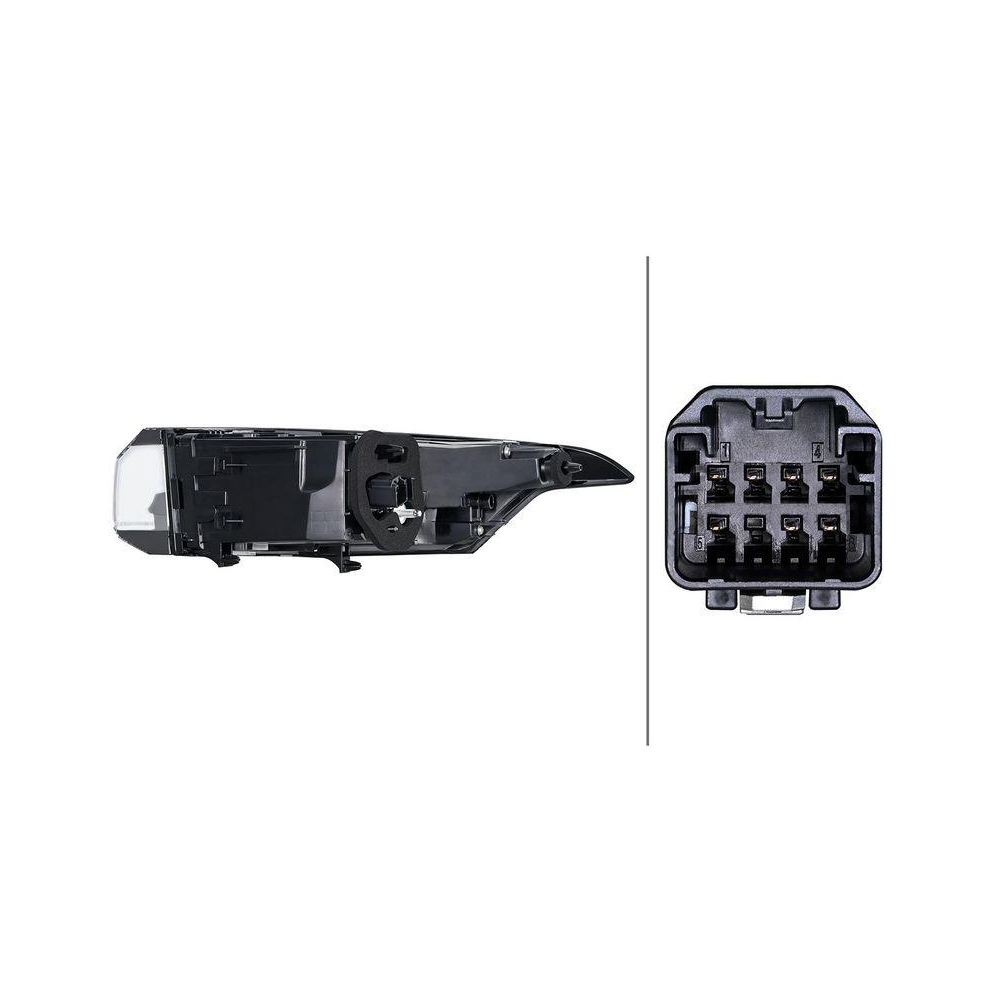 HELLA Heckleuchte 2SD 015 021-111 für PEUGEOT, links