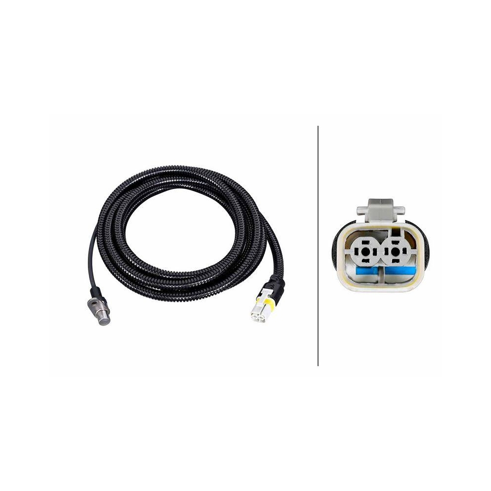 HELLA Sensor, Raddrehzahl 6PU 230 052-321 f&uuml;r DAF MAN, Vorderachse links