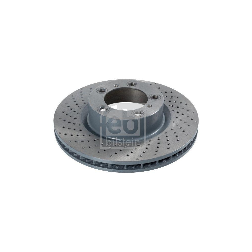 Bremsscheibe FEBI BILSTEIN 108215 f&uuml;r PORSCHE, Vorderachse links