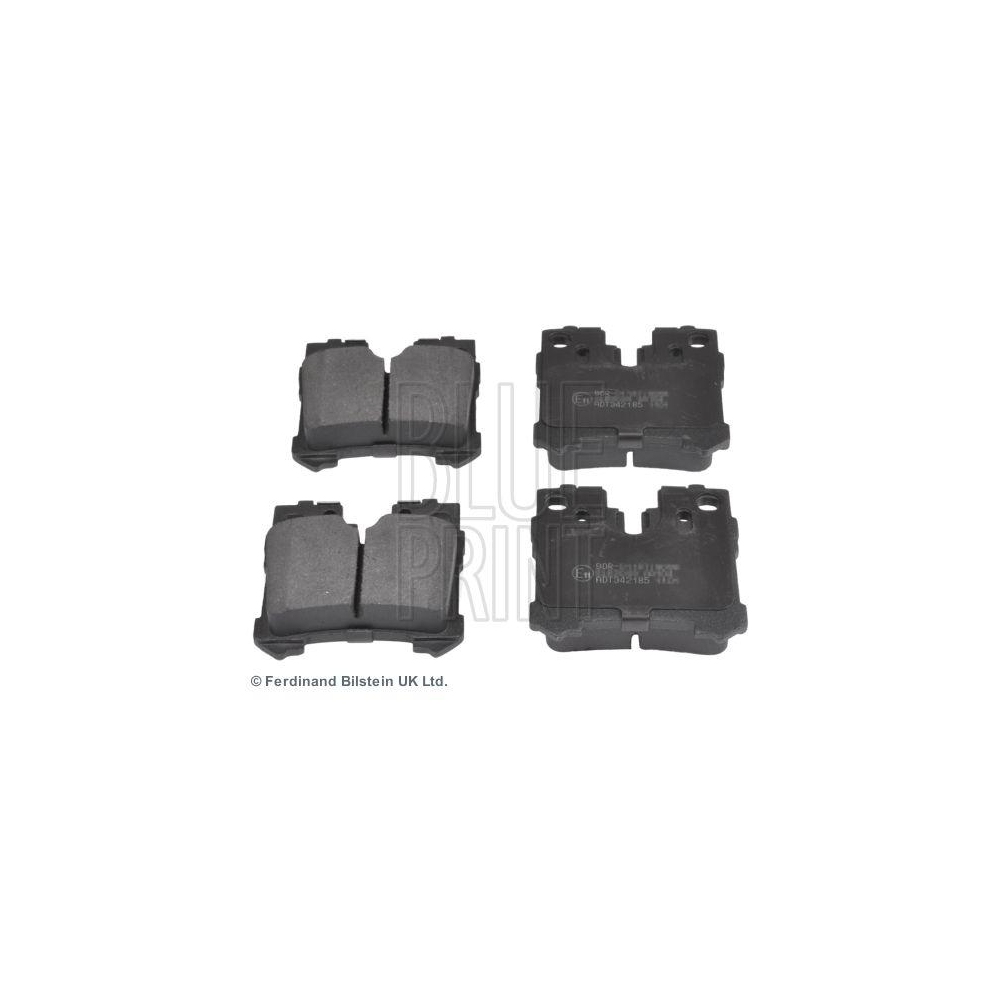 Bremsbelagsatz, Scheibenbremse BLUE PRINT ADT342185 f&uuml;r TOYOTA LEXUS