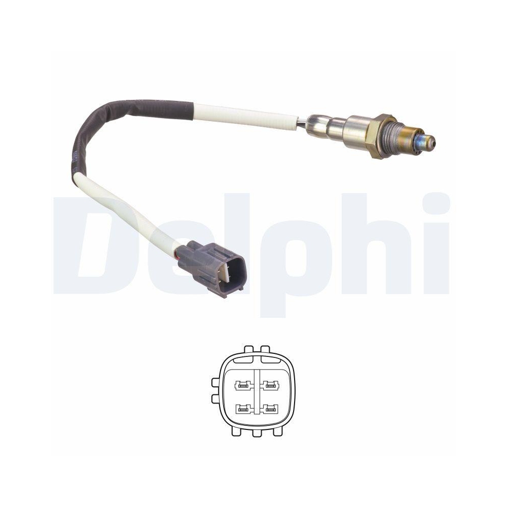 DELPHI ES21254-12B1 Lambdasonde f&uuml;r TOYOTA, nach Katalysator