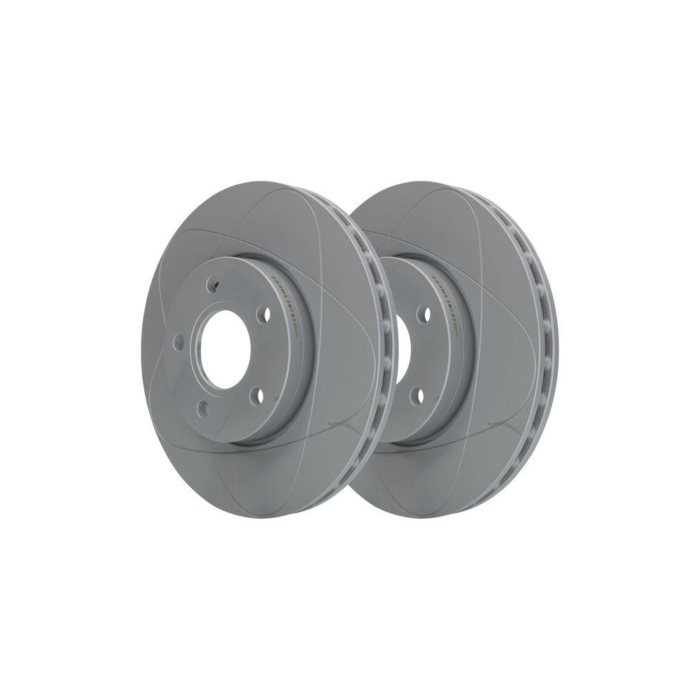 Bremsscheibe ATE 24.0325-0199.1 PowerDisc f&uuml;r FORD, Vorderachse