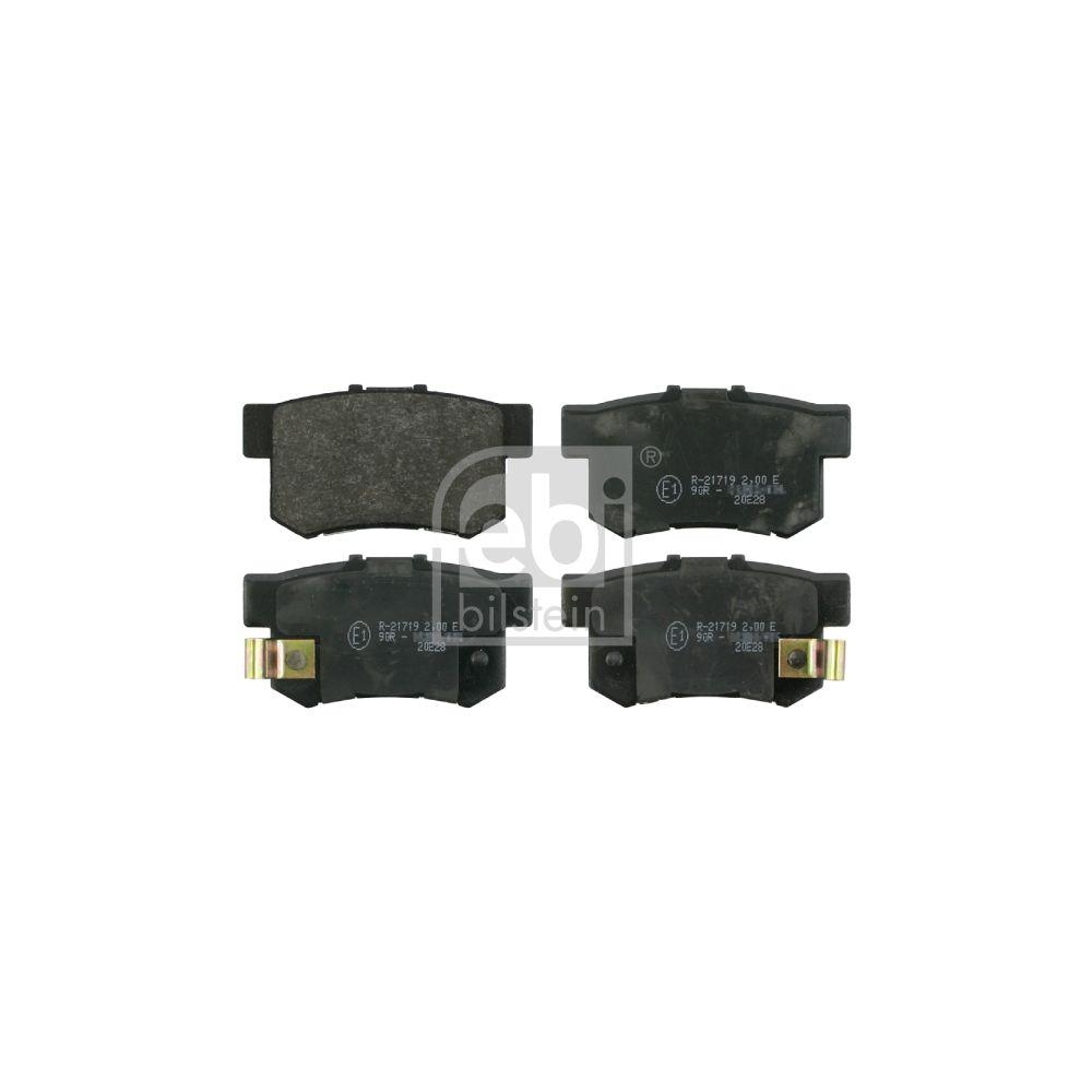 Bremsbelagsatz, Scheibenbremse FEBI BILSTEIN 16297 f&uuml;r HONDA ROVER, Hinterachse