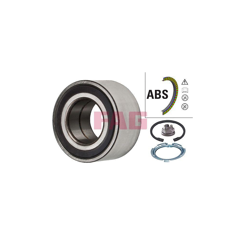 Radlagersatz Schaeffler FAG 713 6308 40 für LADA MERCEDES-BENZ NISSAN RENAULT