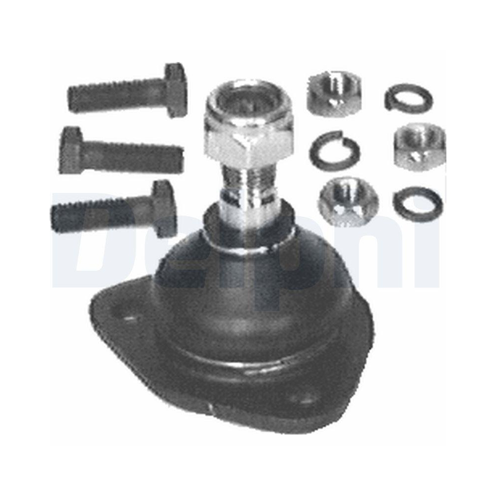 DELPHI TC75 Trag-/F&uuml;hrungsgelenk f&uuml;r FIAT FSO, Vorderachse, au&szlig;en, oben, unten