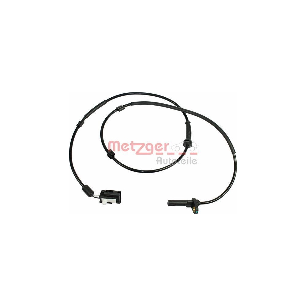 Sensor, Raddrehzahl METZGER 0900307 f&uuml;r FORD, Hinterachse links